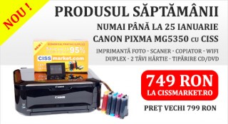 Canon Pixma MG5350 cu CISSCanon Pixma MG5350 cu CISSCanon Pixma MG5350 cu CISS